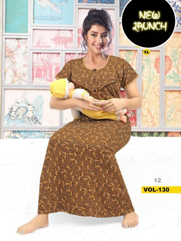 Trendy Feeding Nighty Vol 130 Western Night Suit Collection